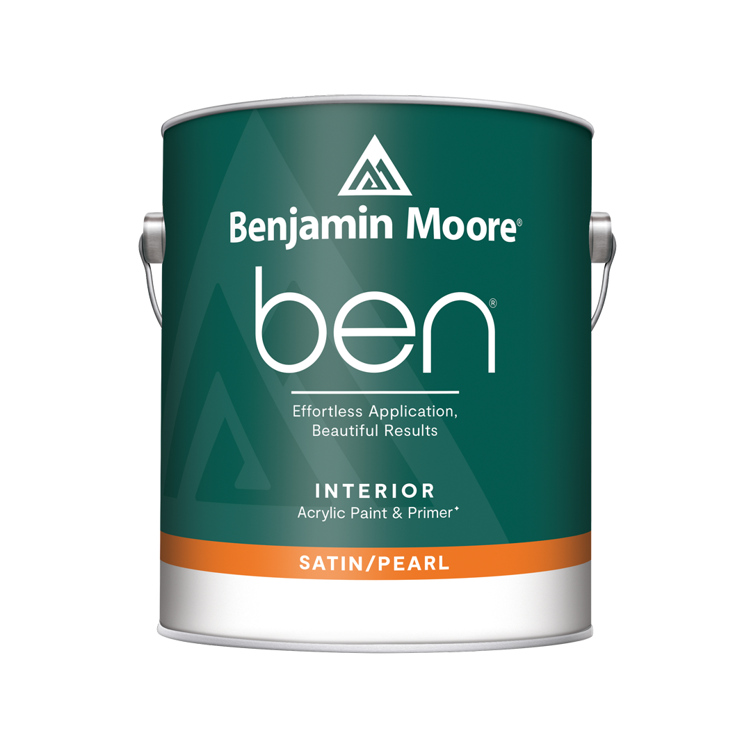 Ben Waterborne Interior Paint- Satin/Pearl N628