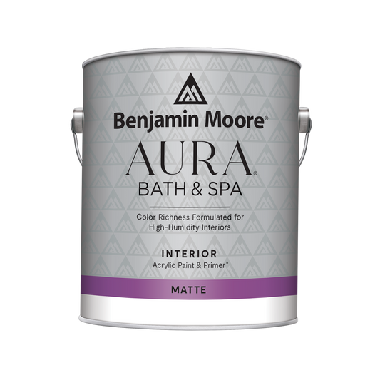 Aura® Bath & Spa Waterborne Interior Paint - Matte Finish 0532
