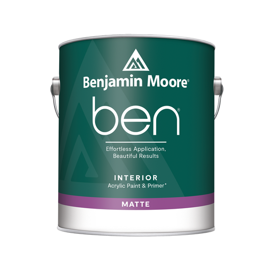 Ben® Waterborne Interior Paint- Matte N624